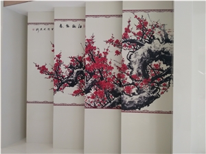 Background Wall Paintings Nano Glass,Crystallized Stone