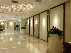 China Beige Nano Crystallized Stone Tiles & Slabs