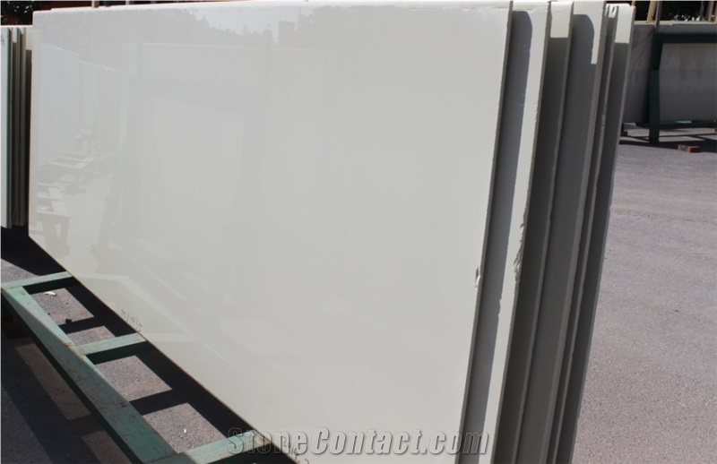 Emin Nano Glass White Crystallized Stone Big Slab Solide Surface Artificial Stone Tile Wall Tile Floor Tile