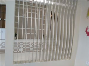 Nano Crystallized Stone Commerical Residential Design, Beige Crystallized Stone