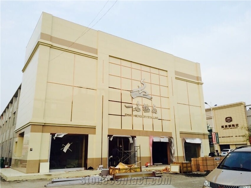 Nano Glass for Outer Wall, Beige Granite Building & Walling