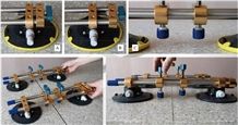 6 Inch Stone Seam Setter for Seam Joining Leveling, Stone Gluing Tool, Suction Cup