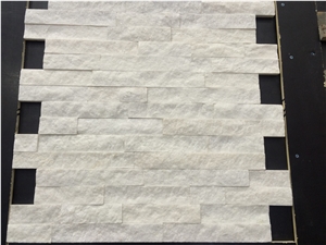 Fargo China Laizhou White Marble Z Shape/S Shape Cultured Stone Stacked Stone Veneer, Wall Crazy Cladding Panels, Exposed Wall Stone