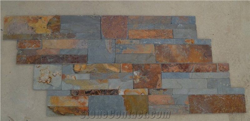 Fargo China Pink Quartzite Z Shaped Wall Crazy Panels, Quartzite Stacked Stone Veneer for Wall Decor, Exposed Wall Ledge Stone