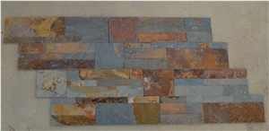 Fargo China Pink Quartzite Z Shaped Wall Crazy Panels, Quartzite Stacked Stone Veneer for Wall Decor, Exposed Wall Ledge Stone