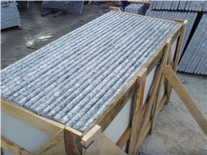 Fargo G4418 Spray White Granite Stair Treads,Sea Wave Flower Granite Polished with Full Bullnose Staircase, Steps & Risers