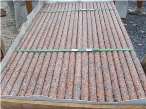 Fargo G562 Maple Red Granite Polished Stairs, High Polished with Full Bullnose Red Granite Steps,Staircase