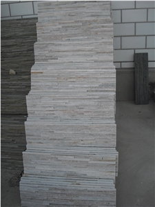 Fargo Multi-Color 014 Thin Stone Veneer,Stacked Waterfall Stone Veneer Panels for Wall Cladding,014 Multicolor Thin Ledge Stone