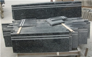 Fargo Verde Ubatuba Granite Staircase/Stair Treads, Polished Granite Steps & Risers