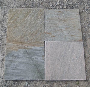 Fargo Yellow Slate/ 014 Yellow Slate Tiles for Wall/Floor, Chinese Multicolor Slate Tiles, Chinese Slate Floor Tiles