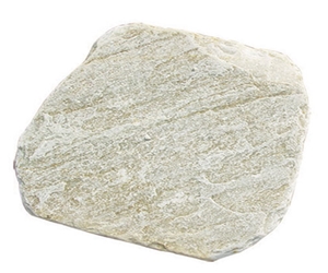 China Green Slate Round Shape Pavers