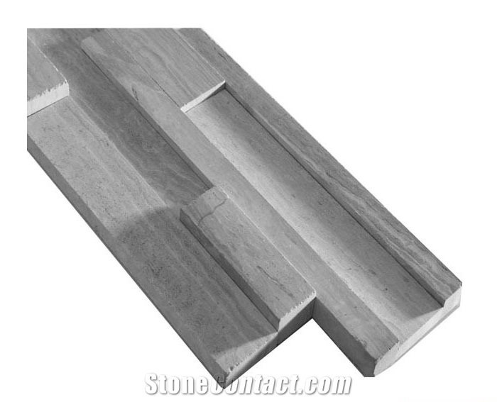 China Grey Marble Cultured Stone Wall Cladding Stacked Stone Veneer