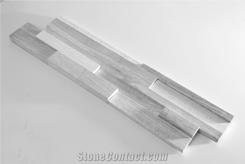 China Grey Marble Cultured Stone Wall Cladding Stacked Stone Veneer