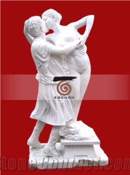 Hand Carved White Marble Statue Sculpture, White Marble Statues