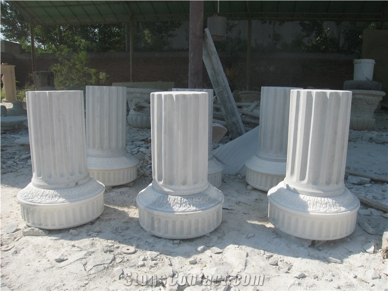 White Marble Column