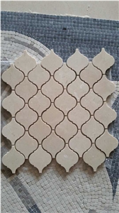 2015 Floor Covering and Interior Decorated Polished Yellow Marble Mosaic Tiles/Italy White Chinese Factory Wholesale