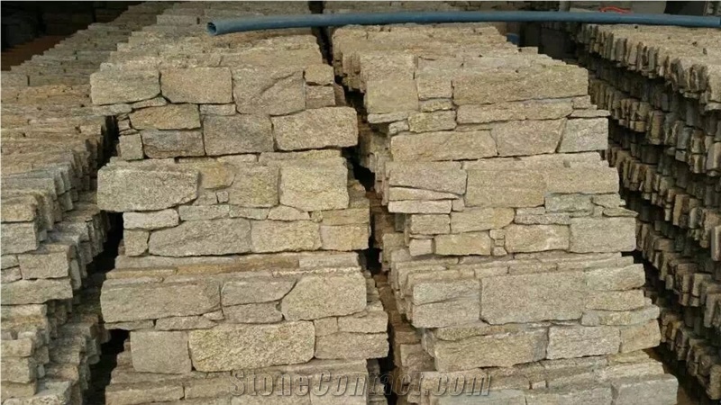 Slate Slabs&Tiles China Multicolor Culture Stone 100%Rockface Wall Panel Yellow Flooring and Wall Covering Natural Surface Factory Wholesale