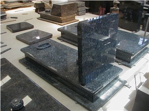 China G654 Black Granite Poland Style Tombstone & Monument