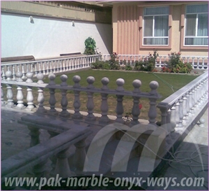 Balustrade & Railing Ziarat White Marble Pakistan