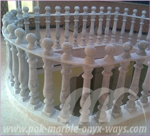 Balustrade Ziarat White Marble