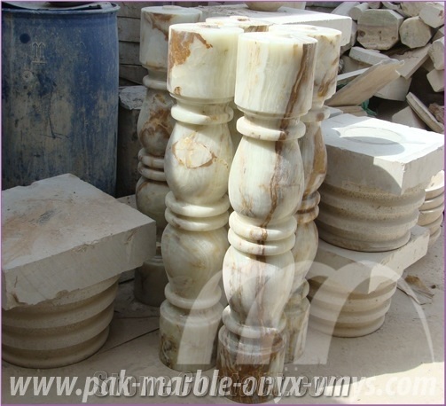 Onyx Master Balustrade & Railing, Green Onyx Pakistan Balustrades