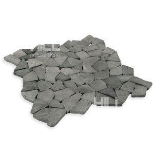 Burgo, Black Indonesia Marble Mosaic