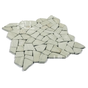 Burgo, Smooth Green Indonesia Marble Mosaic