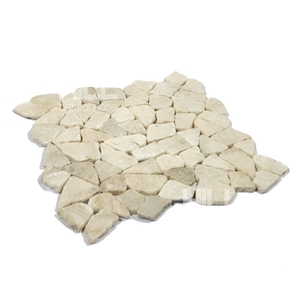 Burgo,White Beige Indonesia Marble Mosaic