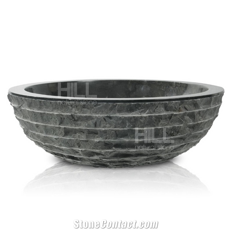 Umberto, Indonesia Hammered Marble Bowl Sink