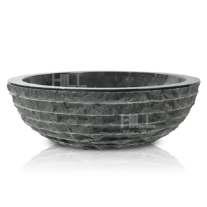 Umberto, Indonesia Hammered Marble Bowl Sink Umberto, Indonesia Hammered Marble Bowl Sink