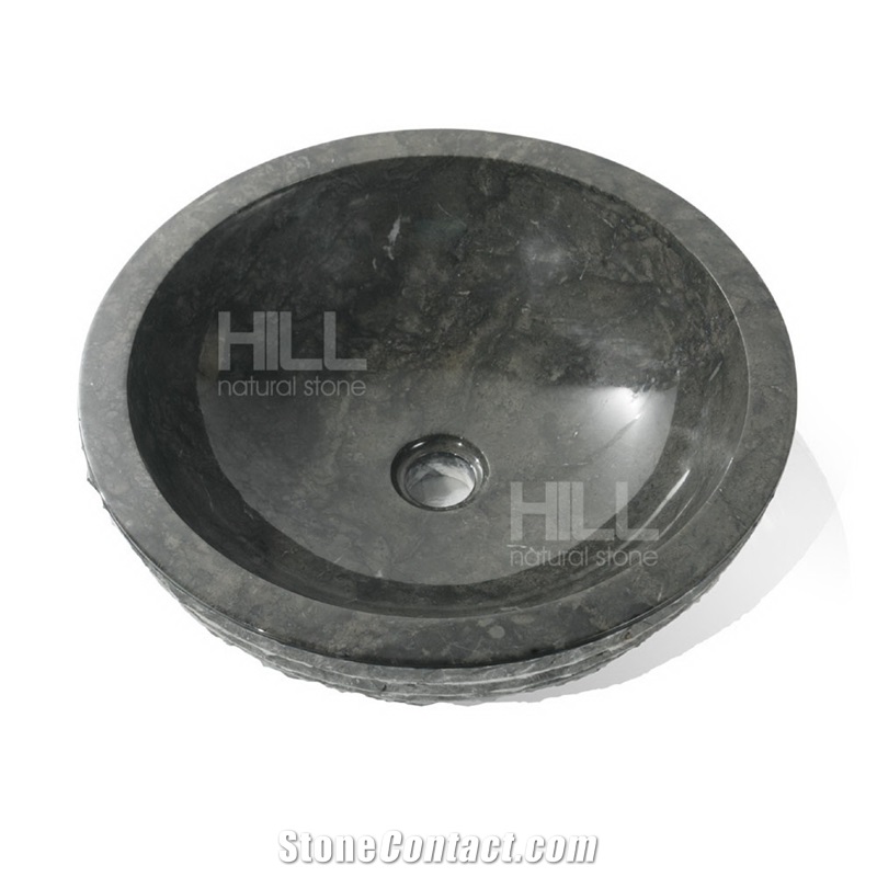Umberto, Indonesia Hammered Marble Bowl Sink