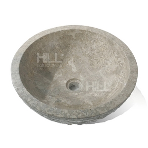 Umberto, Indonesia Hammered Marble Bowl Sink