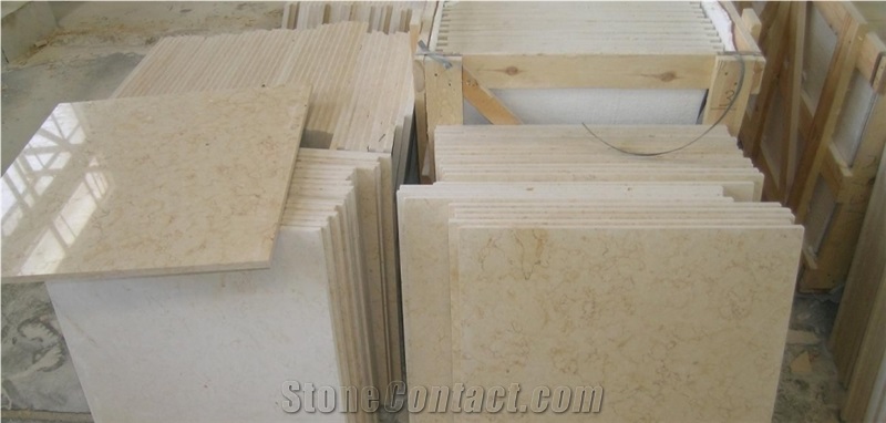 Sunny Light Limestone Tiles & Slabs, Beige Egypt Limestone Tiles & Slabs