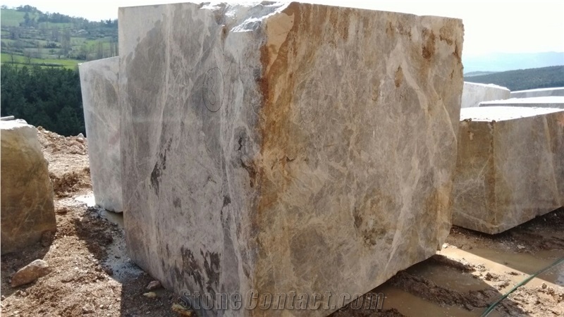Luna Grey Marble Blocks, Turkey Grey Marble Blocks