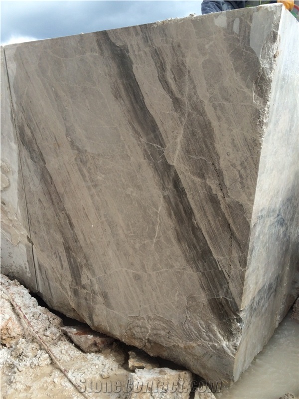 Luna River Marble Blocks, Luna Grey Marble Blocks, Turkey Grey Marble Blocks