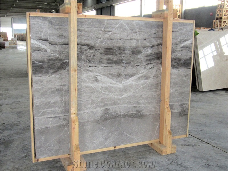 Luna River Slabs, Luna Grey Marble Slabs Turkey, Grey Marble Slabs & Tiles, Floor Tiles, Walling Tiles