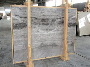 Luna River Slabs, Luna Grey Marble Slabs Turkey, Grey Marble Slabs & Tiles, Floor Tiles, Walling Tiles