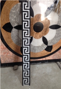 Multicolor Marble Medallion