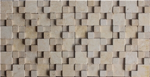 China Giallo Atantide Mosaic Manufacture Stone Mosaics Square Yellow Hy-08