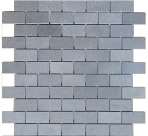 China Grey Basalt Linear Mosaic,Hainan Grey Basalt Mosaic