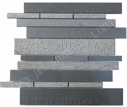 Inca Grey Mosaics Basalt /China Grey Basalt Mosaic/Basaltina / Basalto