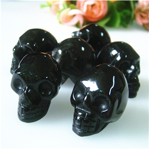 2015 Hot Sale Scno0151 Natural Obsidian Artifacts Skull Carving for Gift 2015 Hot Sale Scno0151 Natural Obsidian Artifacts Skull Carving for Gift