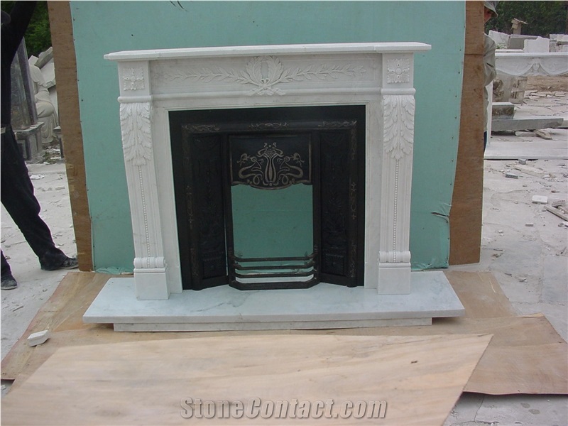 Best China Indoor Marble Fireplace Mantel Stone Carving