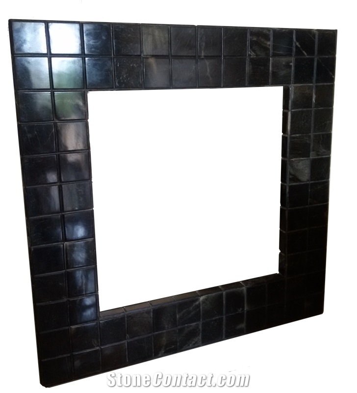 Mirror Frame - Serpentine Stone