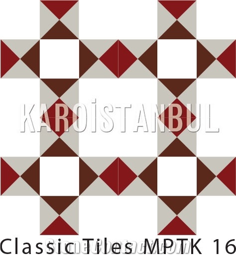 Encaustic Cement Tile, Black and Grey Terrazzo and Quartz Stone Tiles
