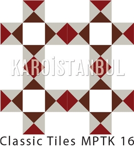 Encaustic Cement Tile, Black and Grey Terrazzo and Quartz Stone Tiles