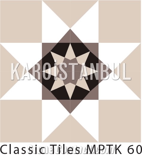 Encaustic Cement Tile, Green Terrazzo and Quartz Stone Tiles Turkey
