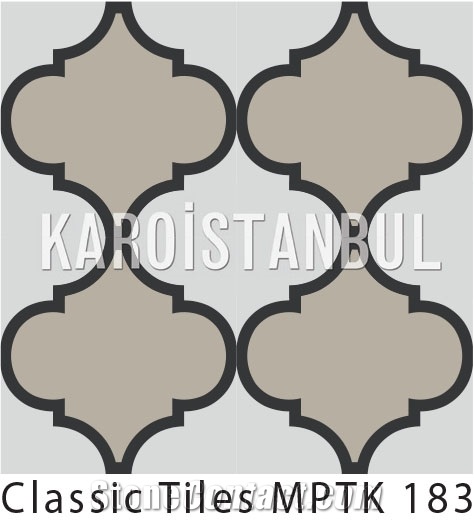Encaustic Cement Tile, Multicolor Terrazzo and Quartz Stone Tiles