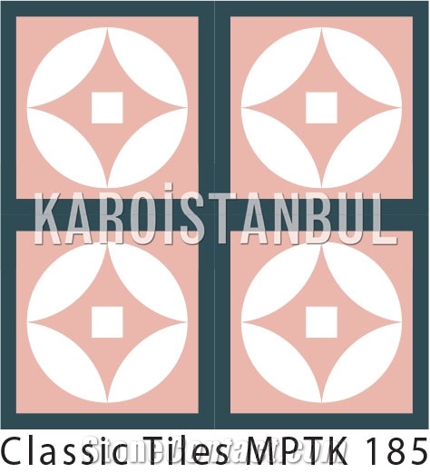 Encaustic Cement Tile, Multicolor Terrazzo and Quartz Stone Tiles