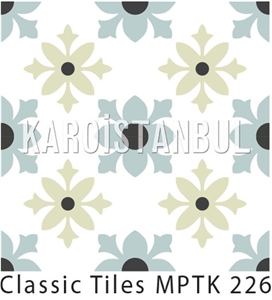 Encaustic Cement Tile, Multicolor Terrazzo and Quartz Stone Tiles